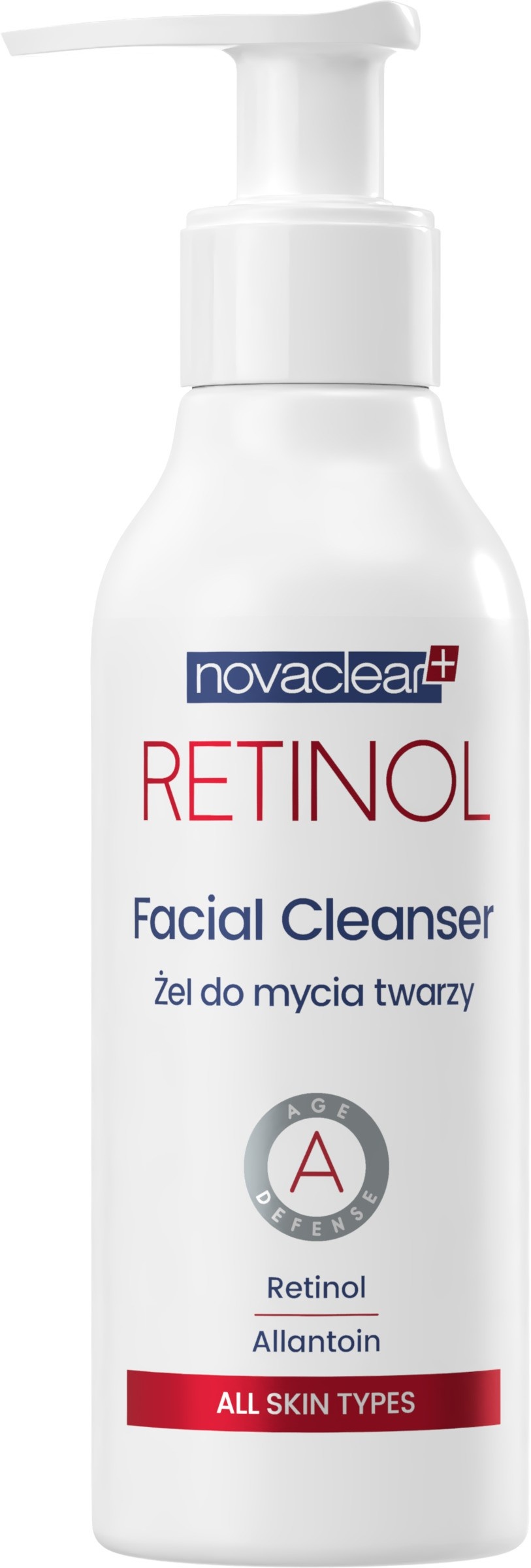 żel do mycia twarzy z retinolem Novaclear