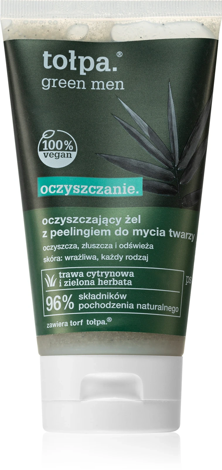 żel peelingujący Tołpa do wrażliwej męskiej skóry