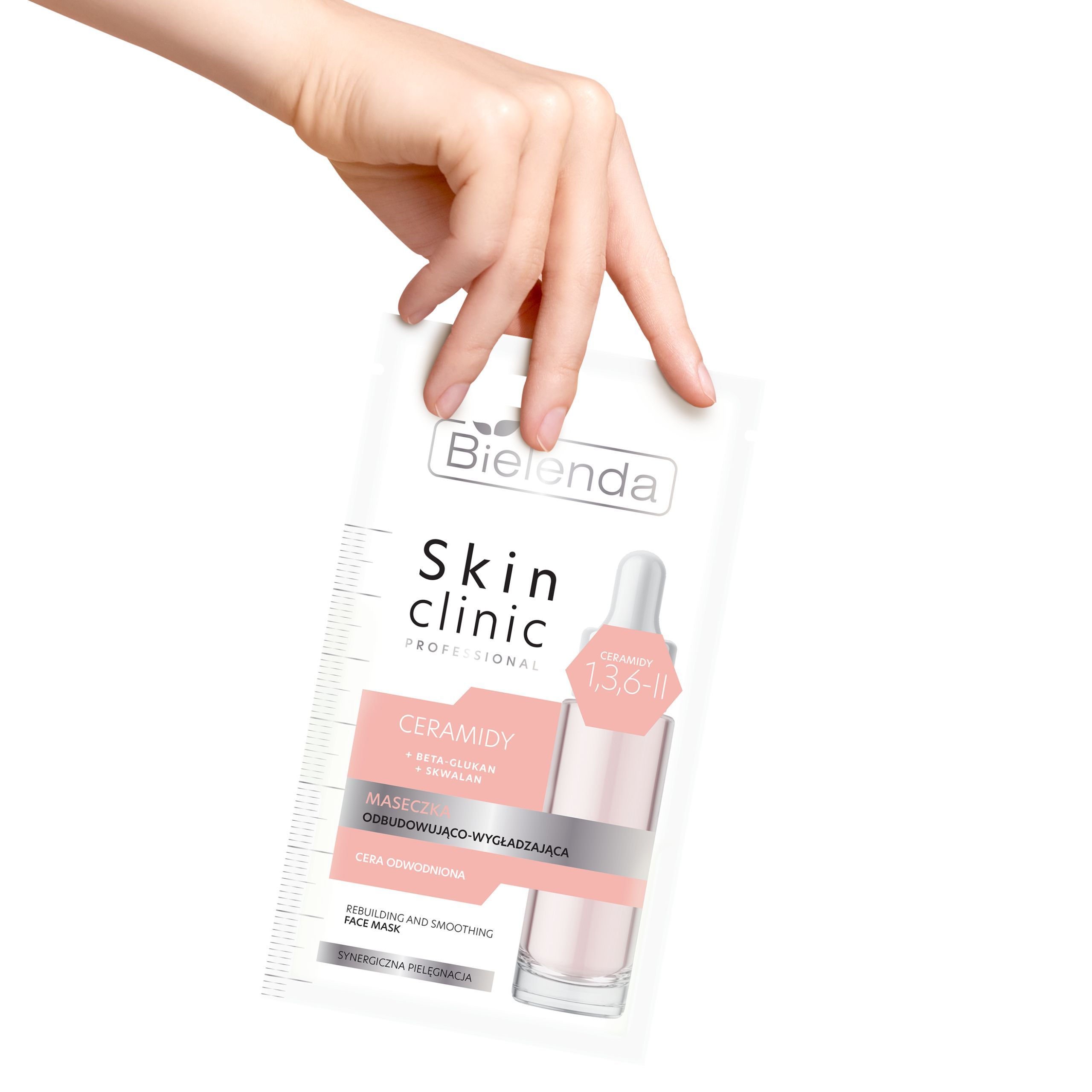 Odbudowująco-wygładzająca maseczka z ceramidami do cery odwodnionej Bielenda Skin Clinic Professional - obrazek 3