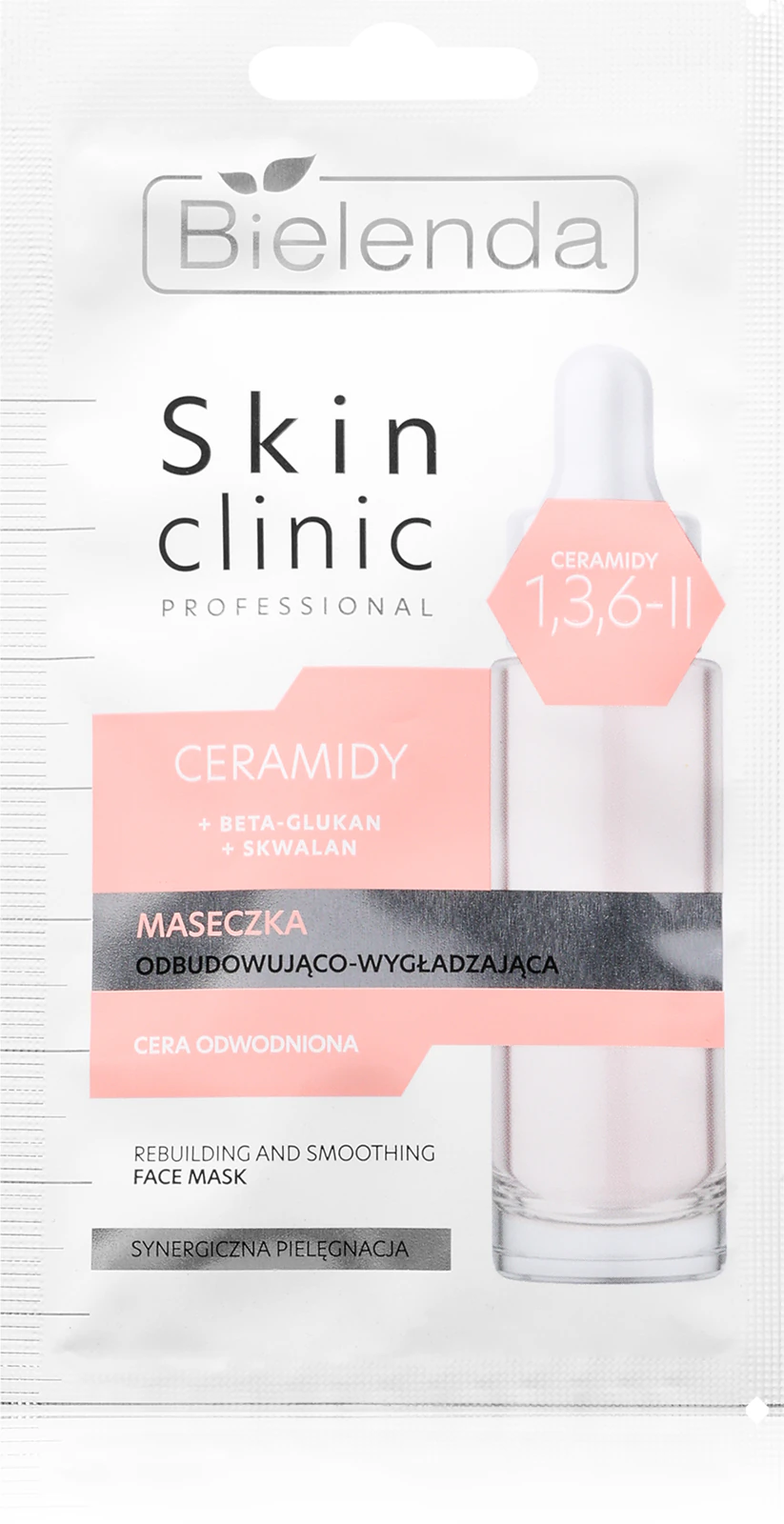maseczka z ceramidami do cery odwodnionej Bielenda Skin Clinic Professional