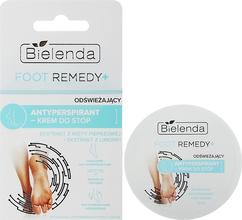 antyperspirant do stóp w kremie Bielenda