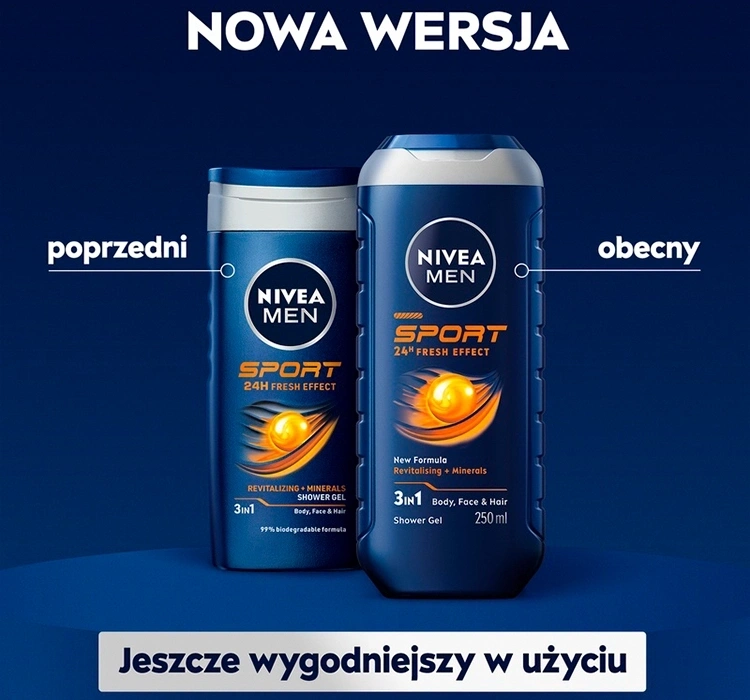odświeżający żel pod prysznic dla mężczyzn