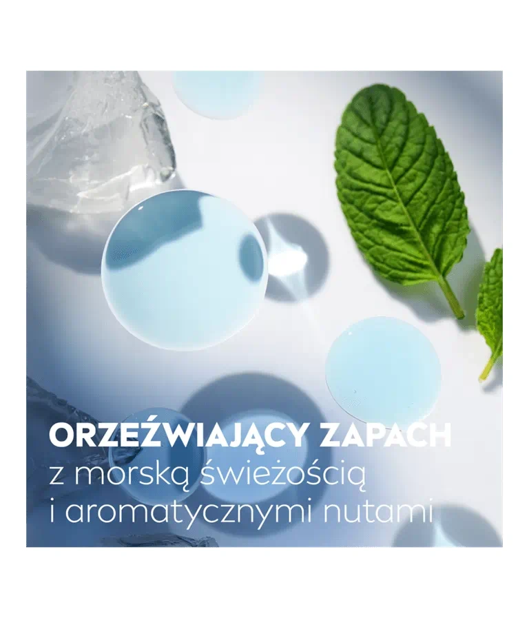 Odświeżający żel pod prysznic 3w1 do ciała, twarzy i włosów z minerałami Nivea Men Sport - obrazek 7