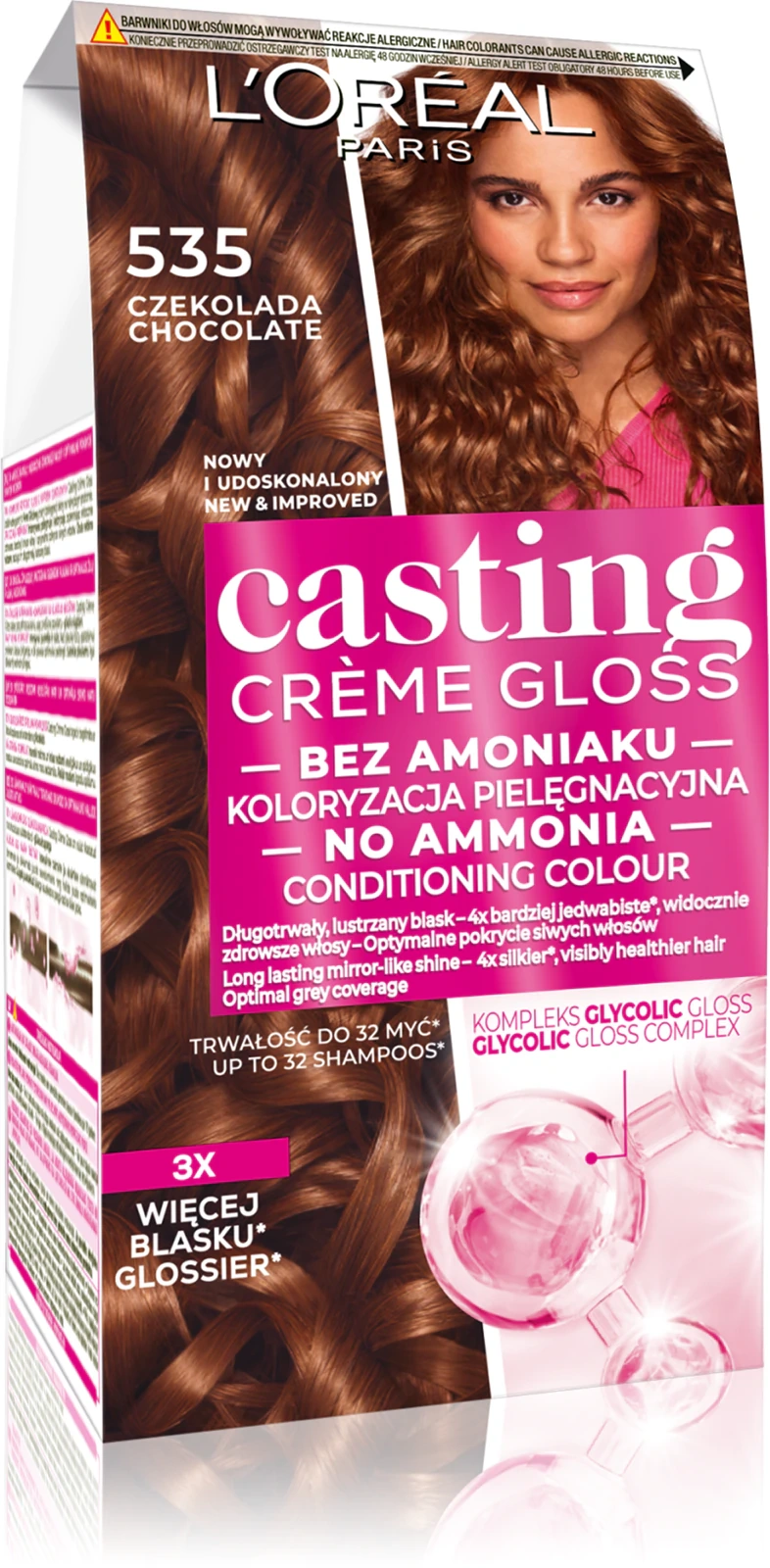 Loreal Casting Creme Gloss farba do włosów Czekolada