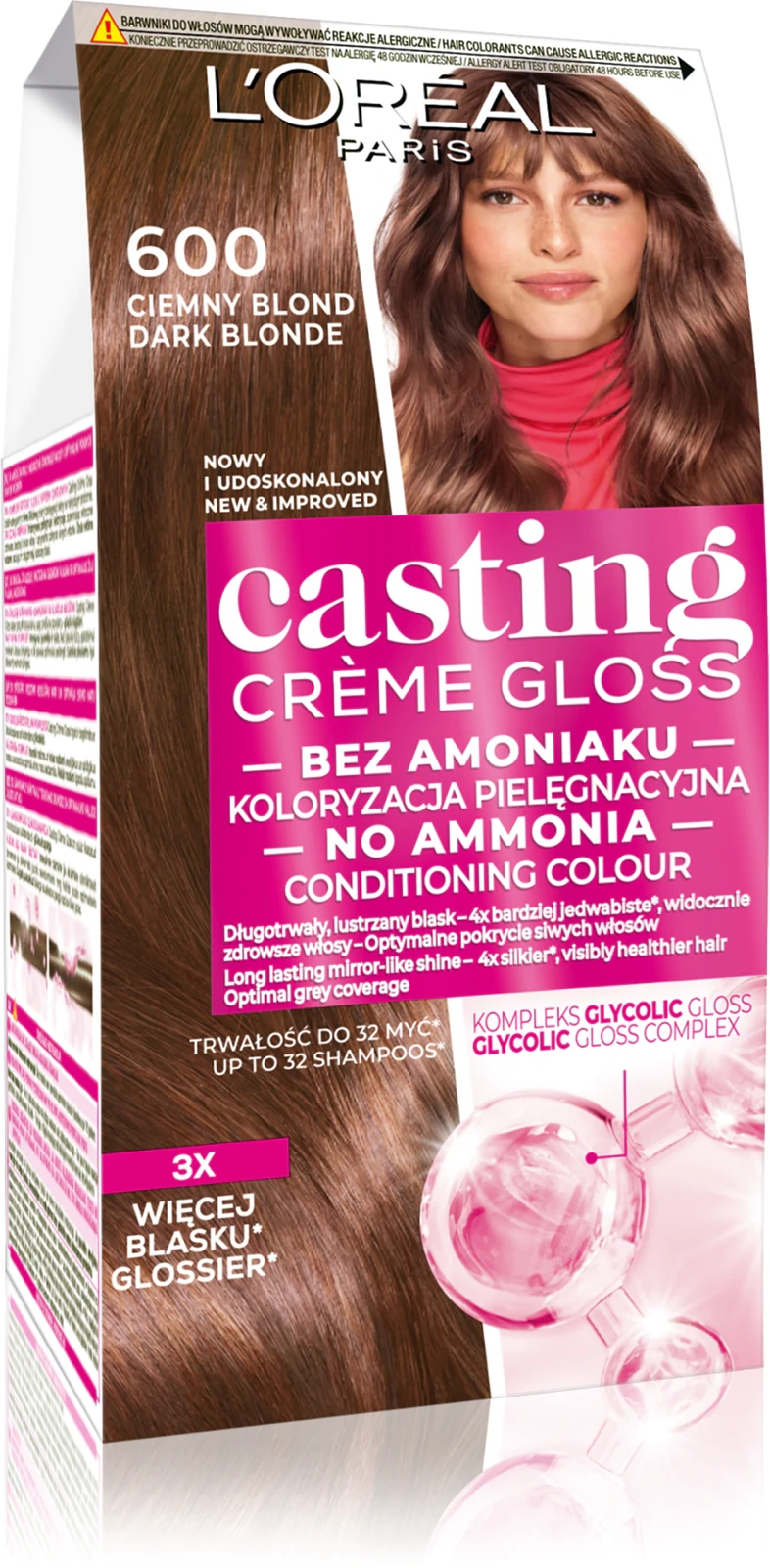 Farba Loreal Casting Creme Gloss do koloryzacji ton w ton