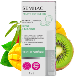 Oliwka do paznokci Semilac Kiwi i Mango na suche skórki