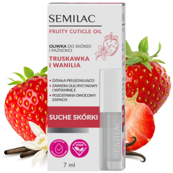 Oliwka do paznokci Semilac z olejem rycynowym na suche skórki
