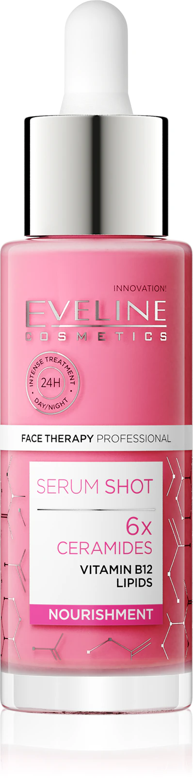serum z ceramidami do cery wrażliwej Eveline Serum Shot