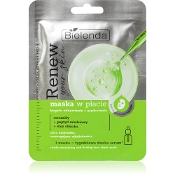 maska w płachcie Bielenda Renew Your Skin do cery zmęczonej