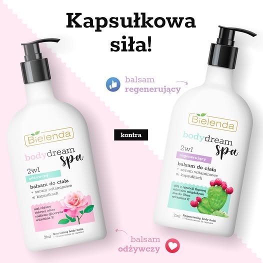 Odżywczy balsam i serum do ciała 2w1 Bielenda Body Dream Spa - obrazek 3