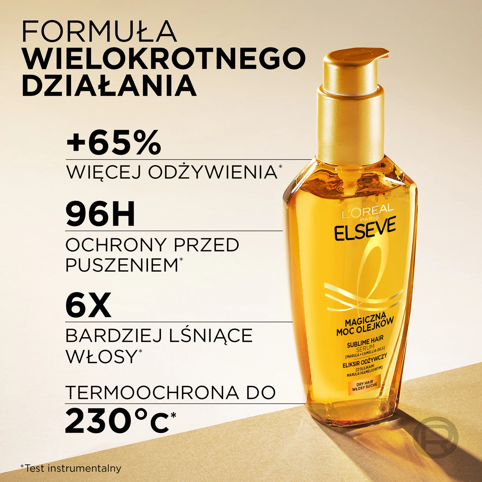 olejek do włosów suchych bez obciążenia