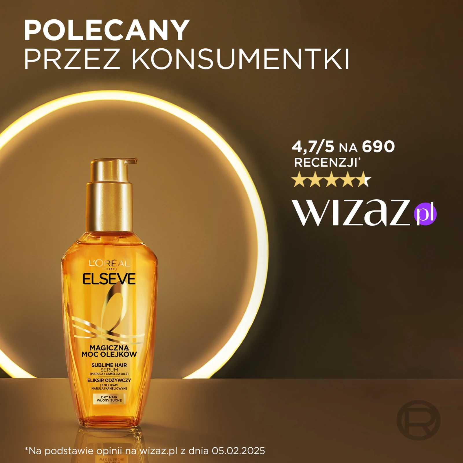 Loreal Elseve eliksir z olejkiem marula do włosów