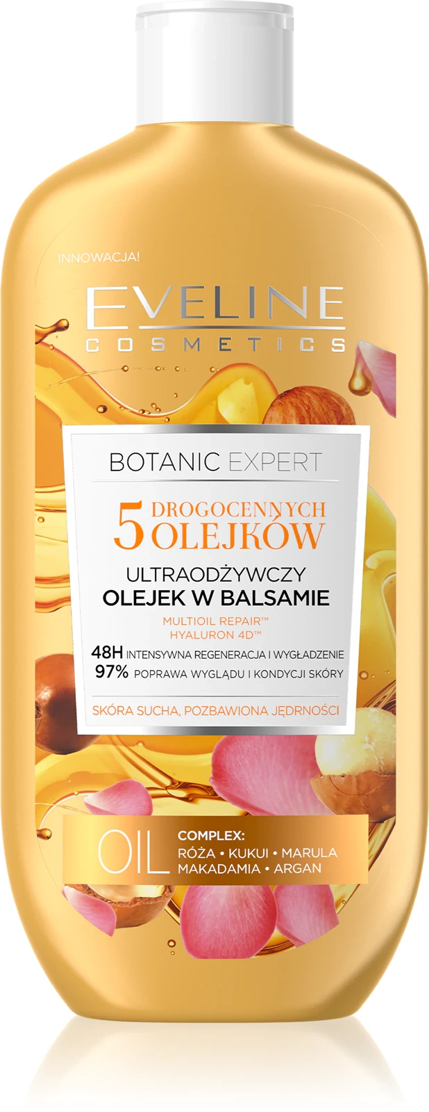 olejek w balsamie Eveline Botanic Expert do suchej skóry