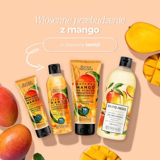szampon z mango i aloesem do włosów