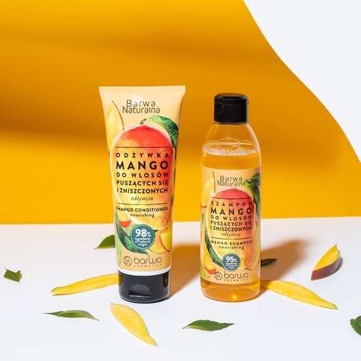 Barwa Naturalna Mango szampon do włosów puszących się