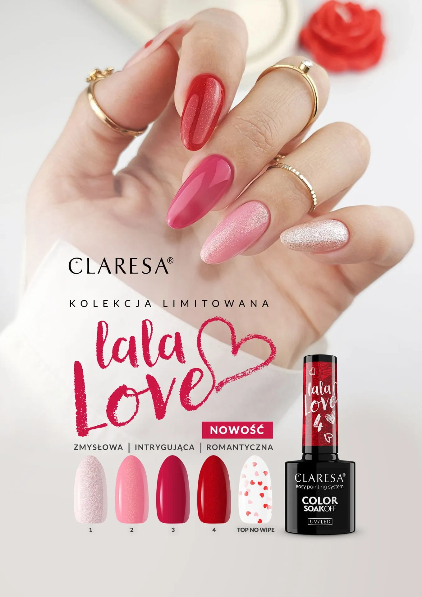 Claresa La La Love Top No Wipe top hybrydowy