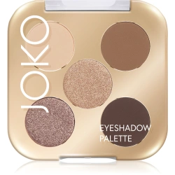 Paletka cieni do powiek nude w ciepłych beżach i złocie Joko Sparkling Sands