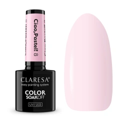 Mlecznoróżowy lakier Claresa Ciao Pastel 8