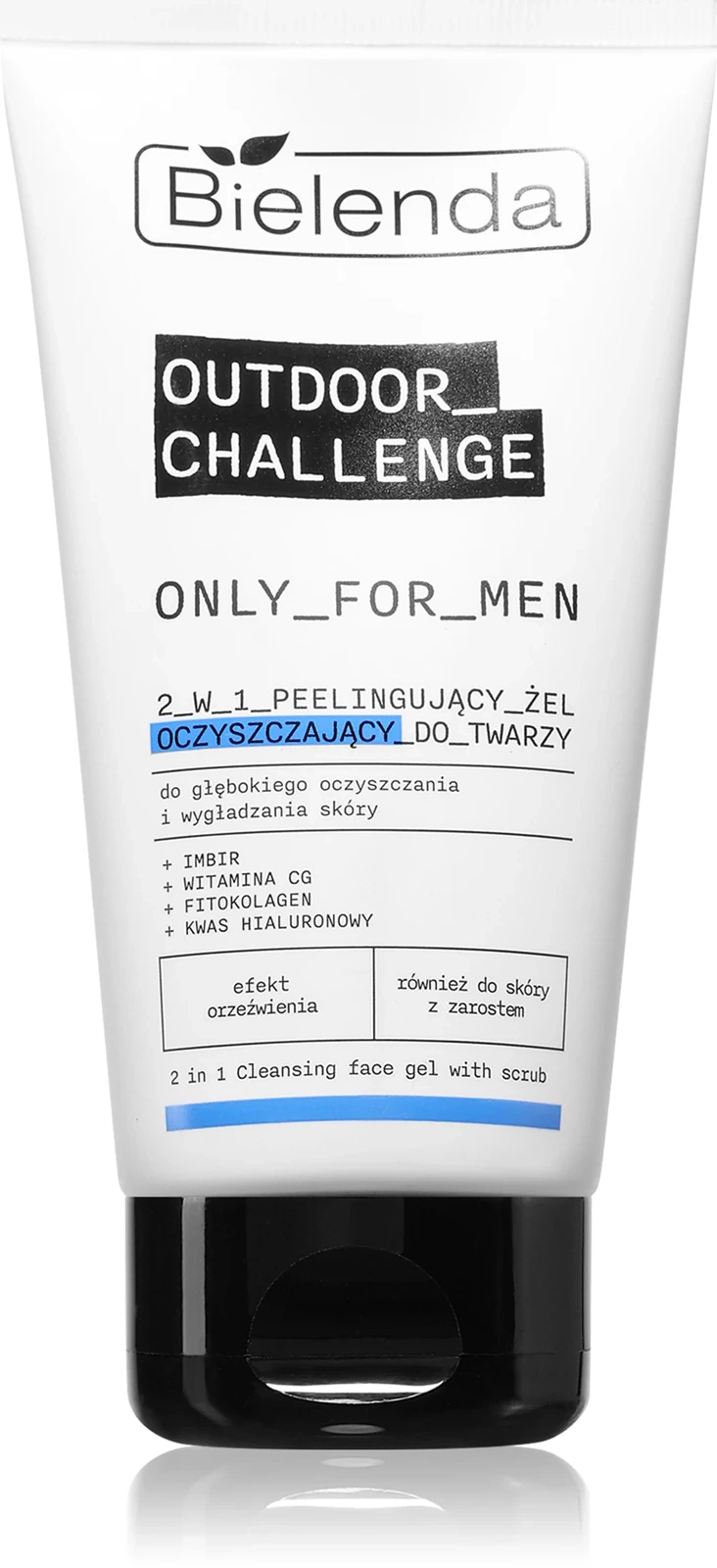 żel peelingujący Bielenda do skóry z zarostem