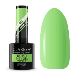 Pistacjowy żel Claresa Brush Easy Gel do przedłużania paznokci