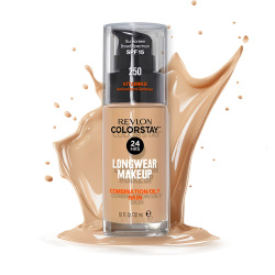 Podkład matujący kryjący do cery tłustej Revlon ColorStay SPF 15 250 Fresh Beige