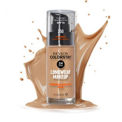 Podkład matujący kryjący do cery tłustej Revlon ColorStay SPF 15 350 Rich Tan