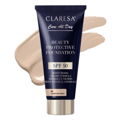 Podkład nawilżający z SPF 50 Claresa Care All Day 1N Light Neutral