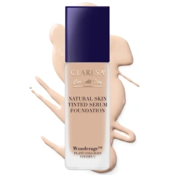 Podkład-serum nawilżający z naturalnym wykończeniem Claresa Care All Day 1N Light Neutral
