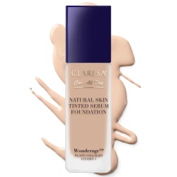 Podkład-serum nawilżający z naturalnym wykończeniem Claresa Care All Day 2N Medium Neutral