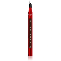 Precyzyjny pisak do brwi z podwójną końcówką Loreal Faux Brow Dark Brunette
