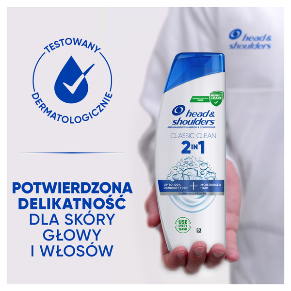 szampon 2w1 do włosów z łupieżem