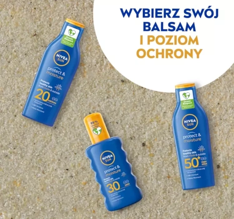 Nivea Sun balsam w sprayu SPF 30 na plażę