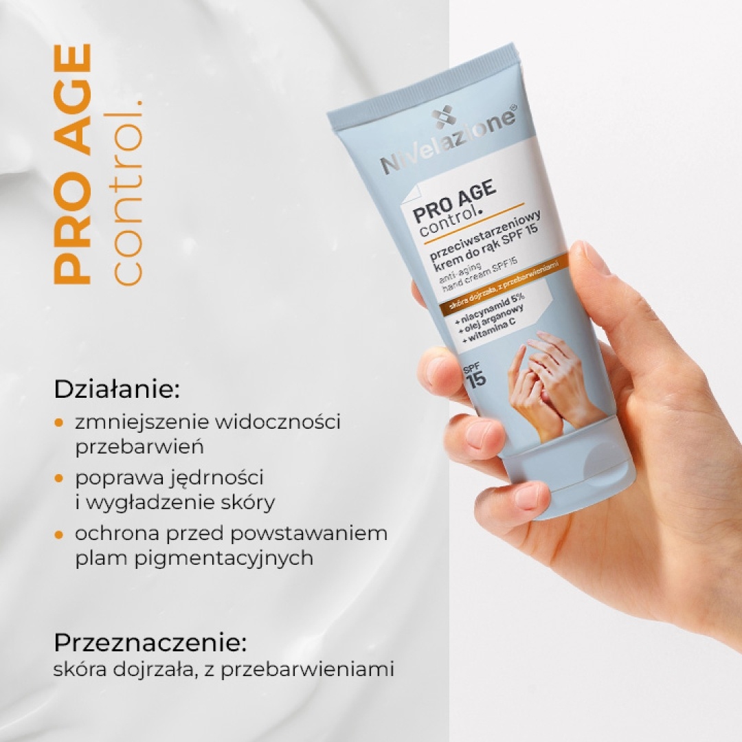 Przeciwstarzeniowy krem do rąk SPF 15 Farmona Nivelazione - obrazek 3