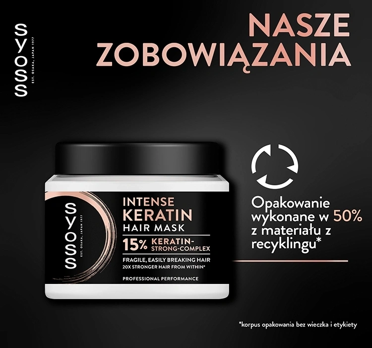 maska regenerująca do włosów zniszczonych i łamliwych