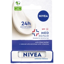 pomadka regenerująca na spierzchnięte usta NIVEA Med Repair