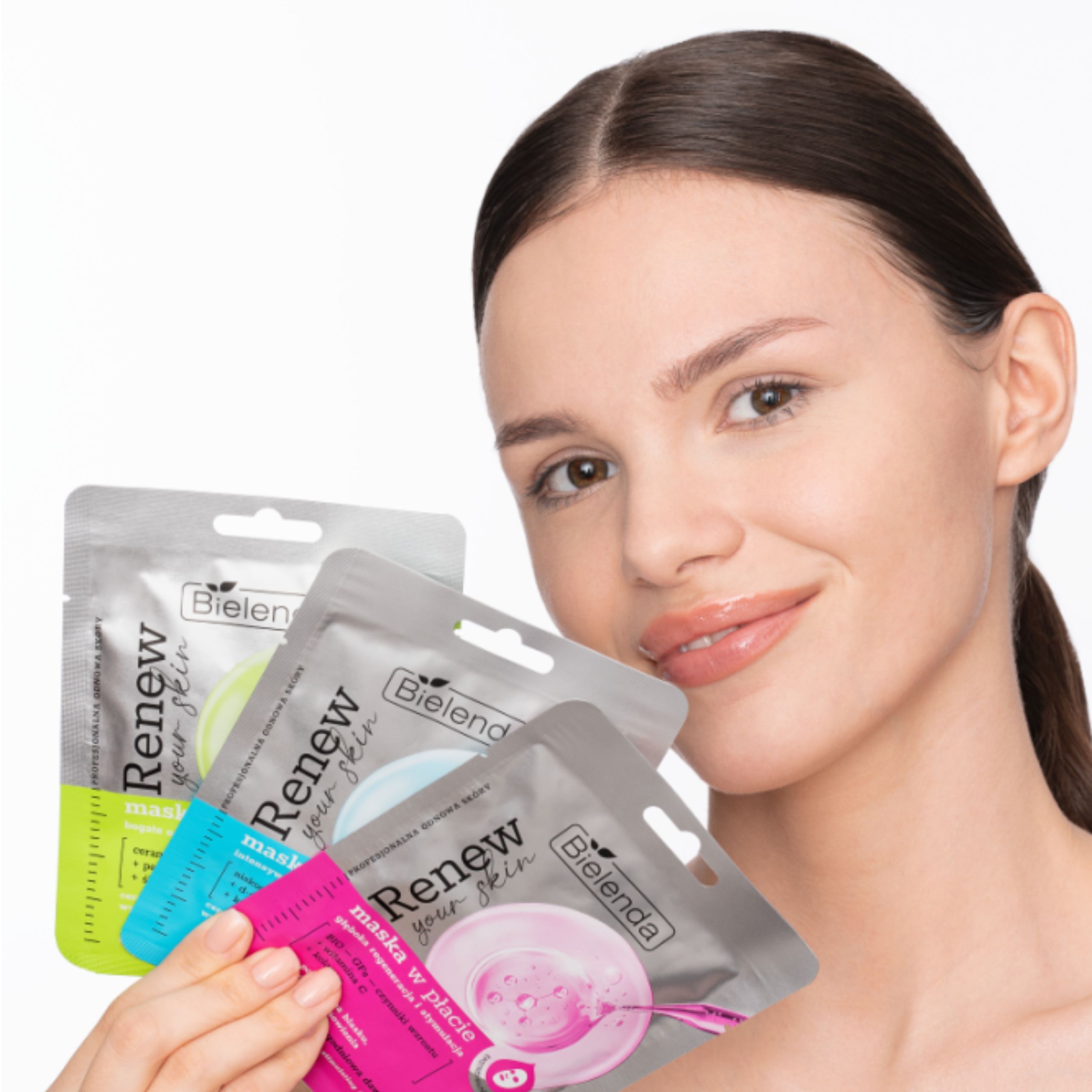 Regenerująco-stymulująca maska w płachcie z witaminą C Bielenda Renew Your Skin - obrazek 5