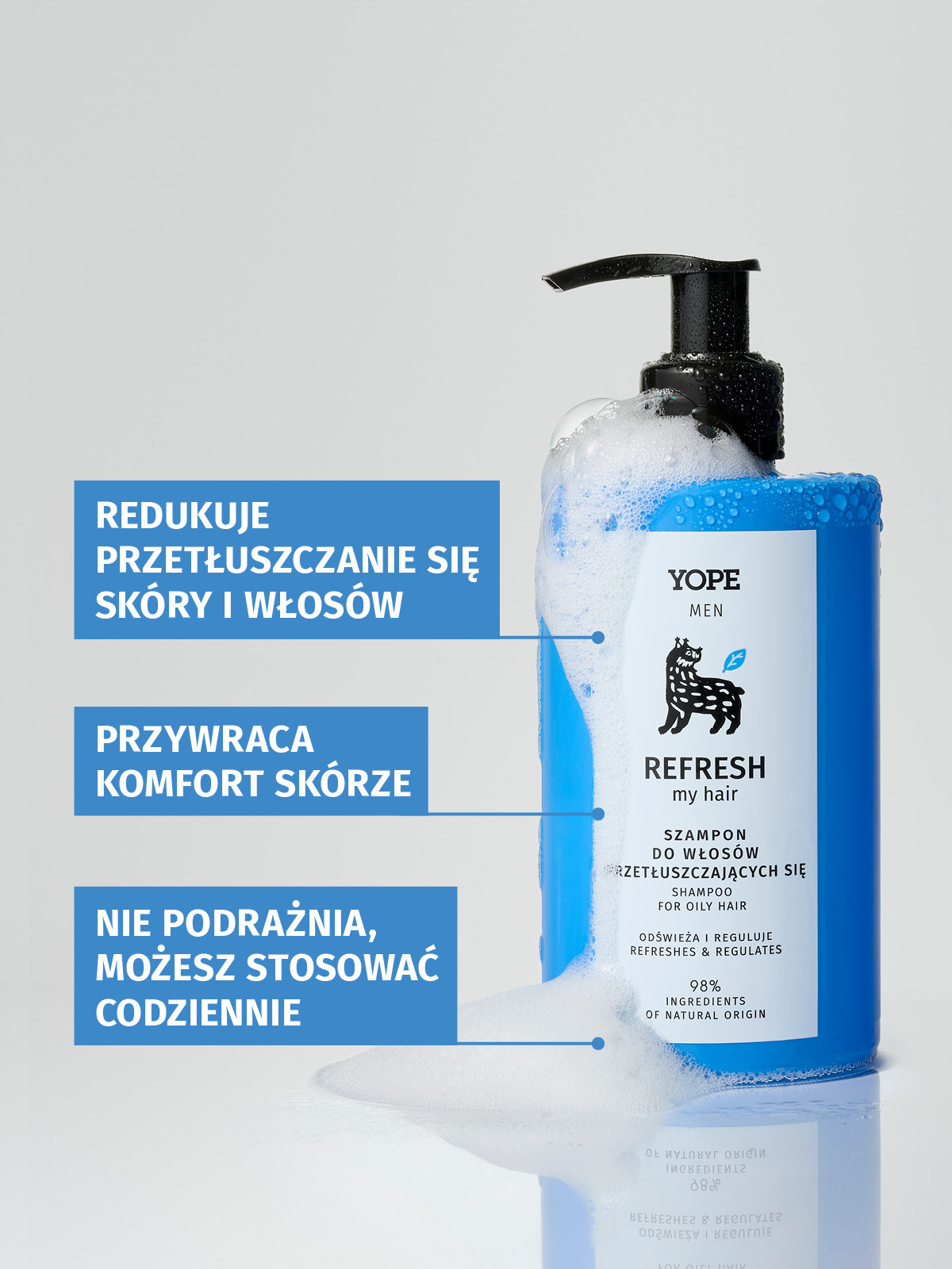 naturalny szampon dla mężczyzn z chmielem