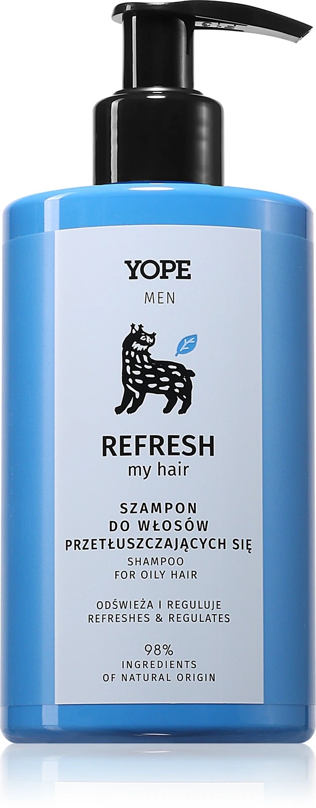 szampon Yope Men regulujący przetłuszczanie włosów
