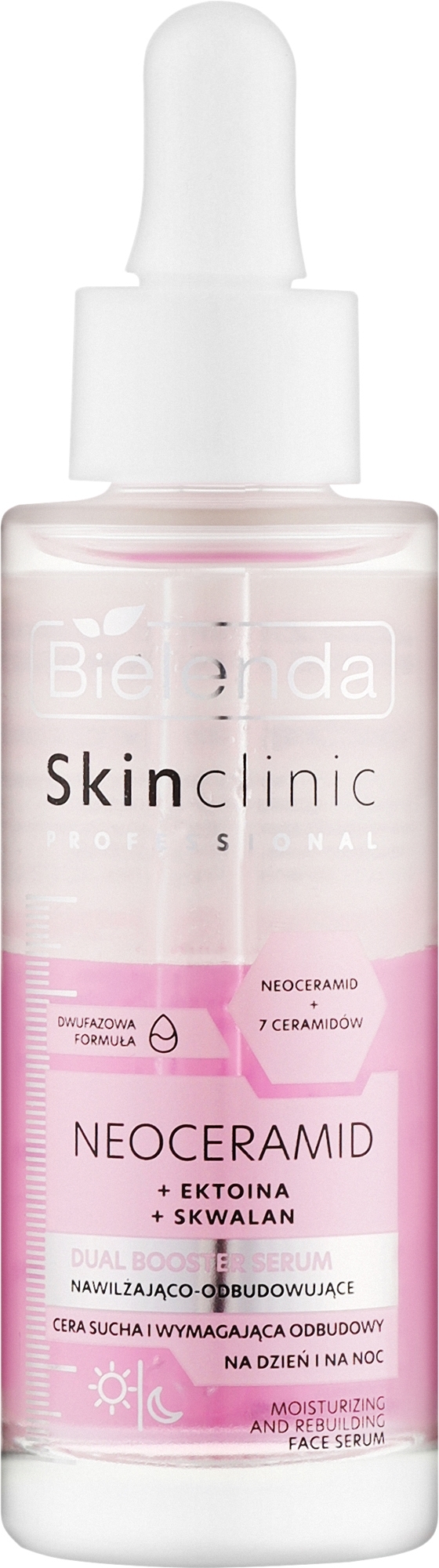 serum ze skwalanem i ceramidami do suchej cery Bielenda Skin Clinic