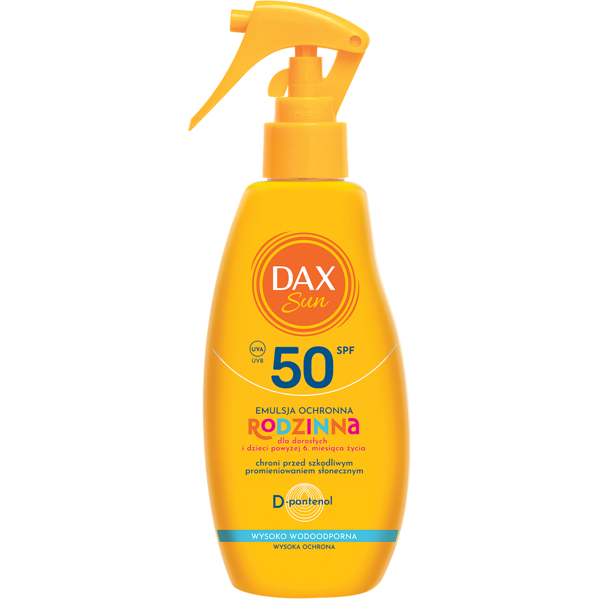 emulsja ochronna SPF 50 dla rodziny