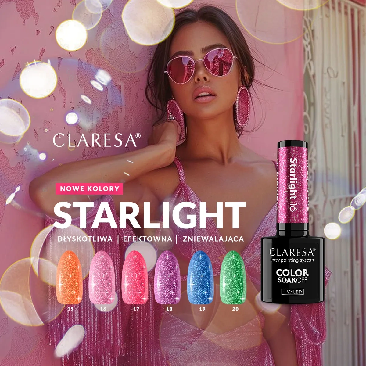 Claresa Starlight 16 lakier hybrydowy