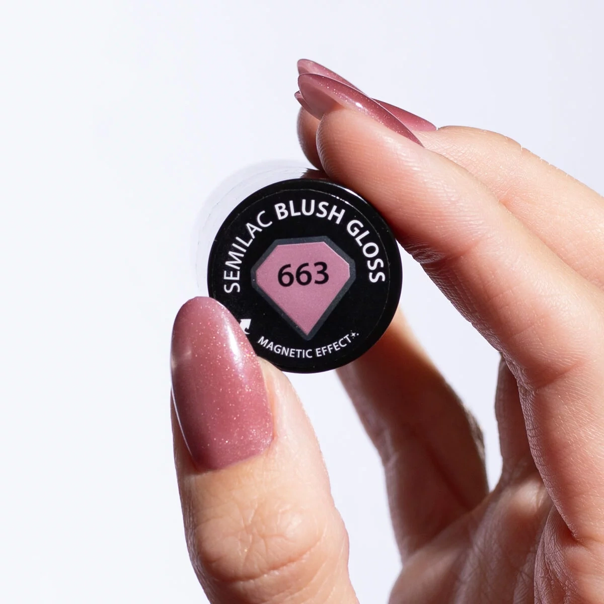 Semilac 663 Blush Gloss lakier hybrydowy