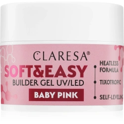 Różowy żel budujący Claresa Baby Pink french i baby boomer