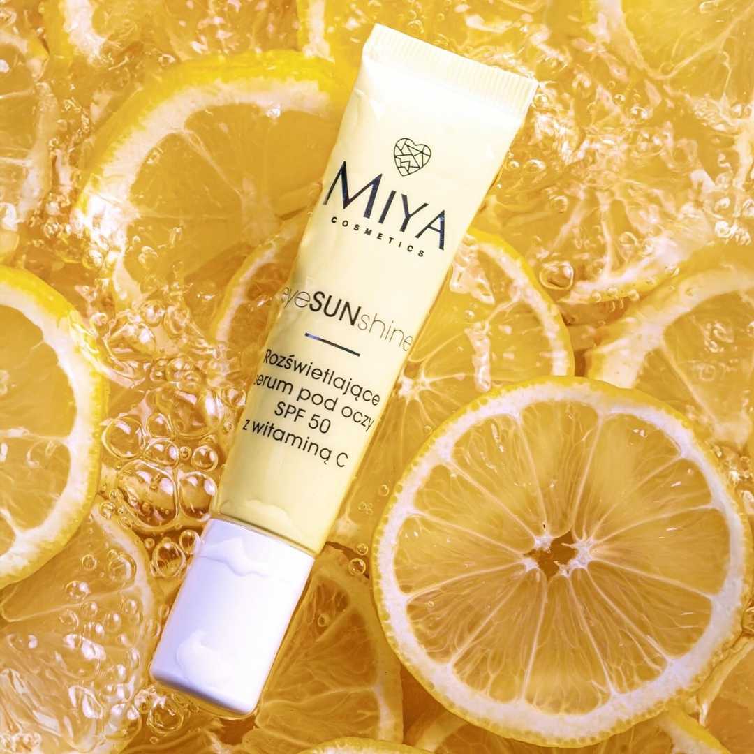 Rozświetlające serum pod oczy z witaminą C i SPF50 na cienie Miya eyeSUNshine - obrazek 5
