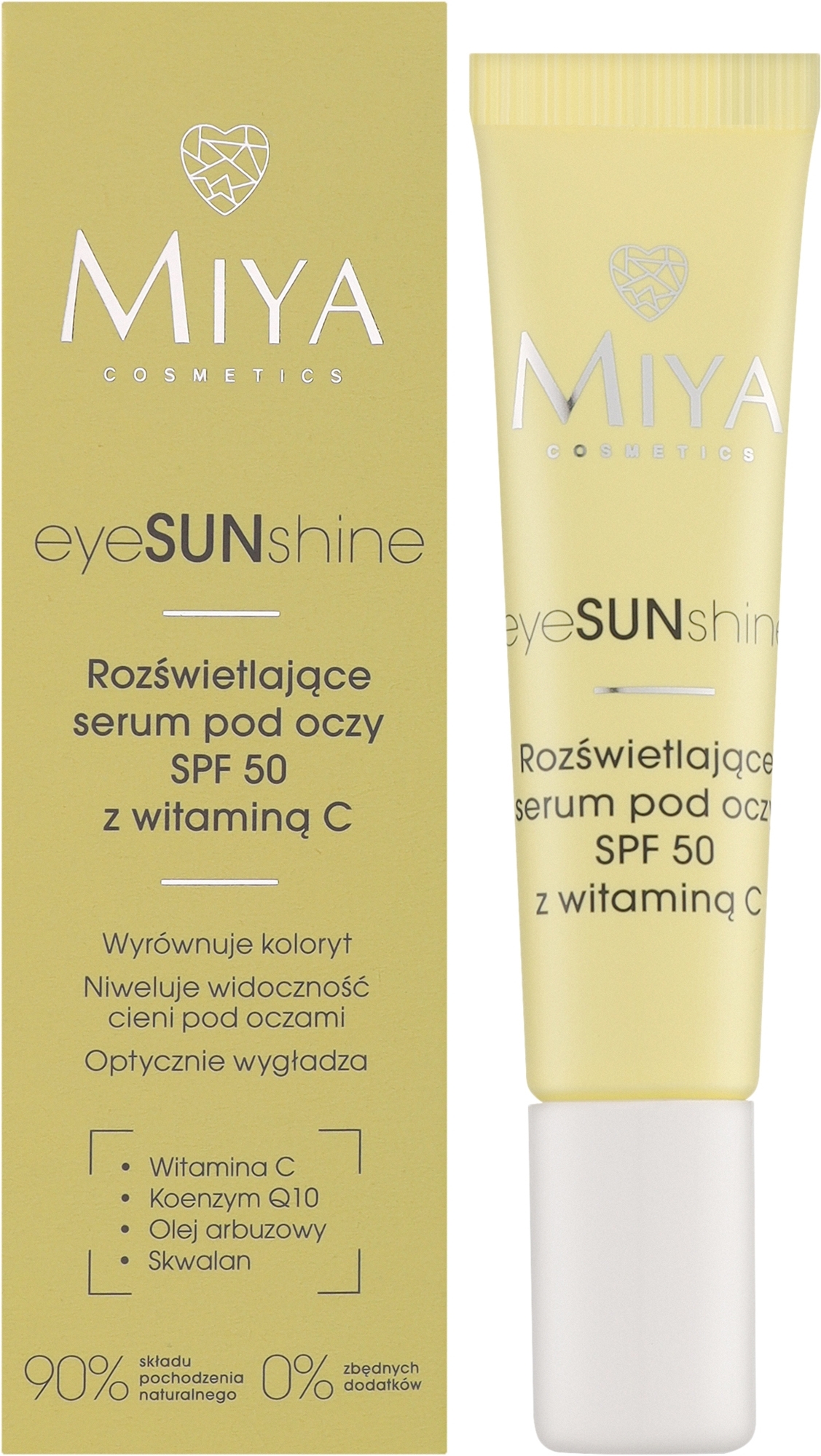 serum pod oczy z SPF 50 na cienie Miya eyeSUNshine
