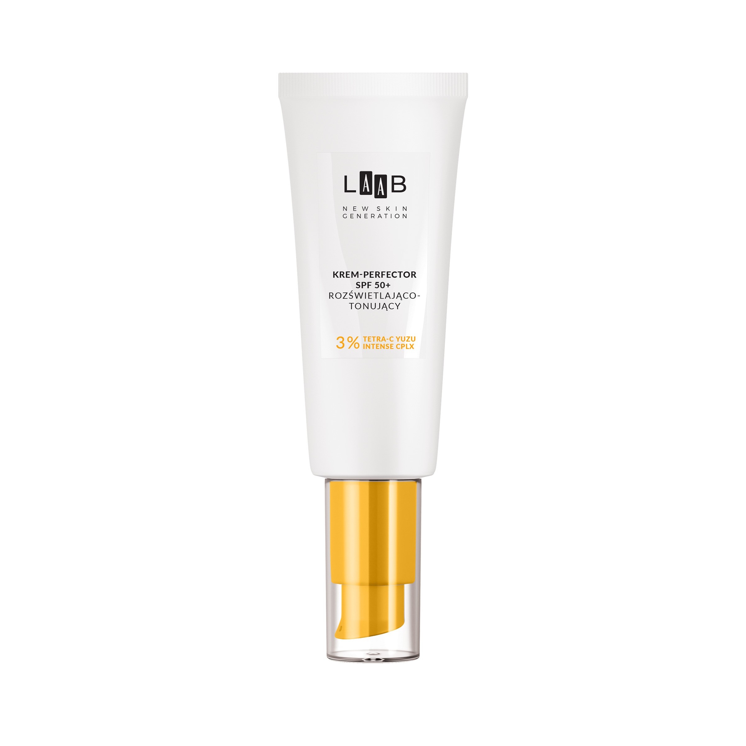 krem SPF 50 z witaminą C na przebarwienia AA LAAB Tetra-C Yuzu