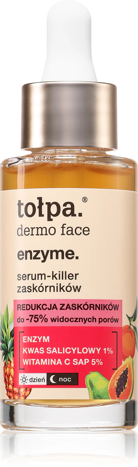 serum z kwasem salicylowym na zaskórniki Tołpa Dermo Face Enzyme