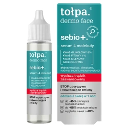 serum z kwasami na krostki i zaskórniki Tołpa Sebio+