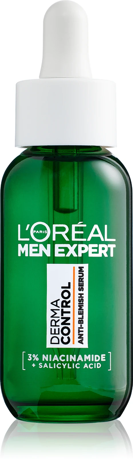 serum Loreal dla mężczyzn na wypryski i zaskórniki