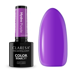 Śliwkowy fiolet Claresa Hydro Purple półtransparentny efekt szkła